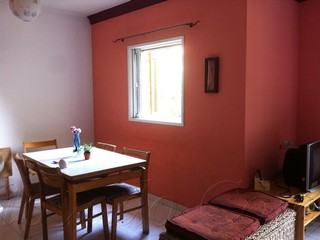 The dining area